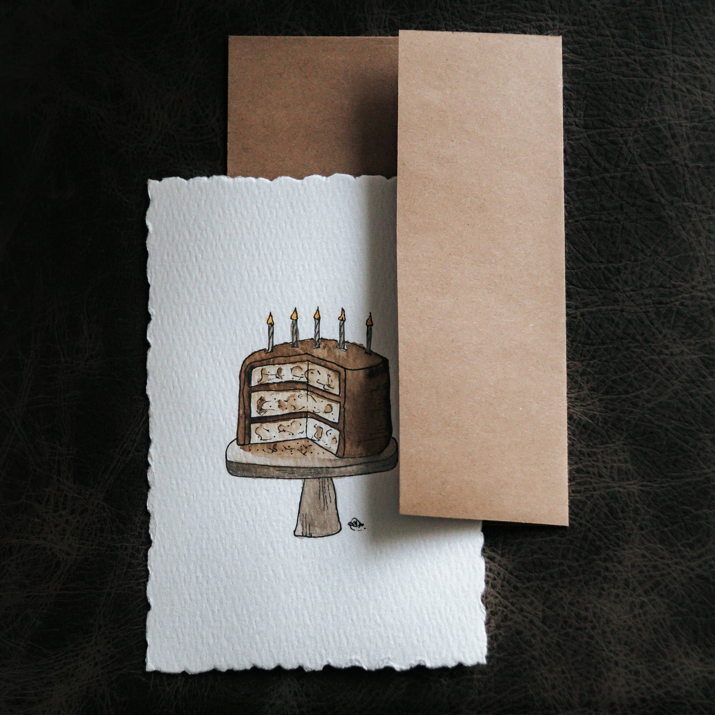 Birthday Card // Cake Stand
