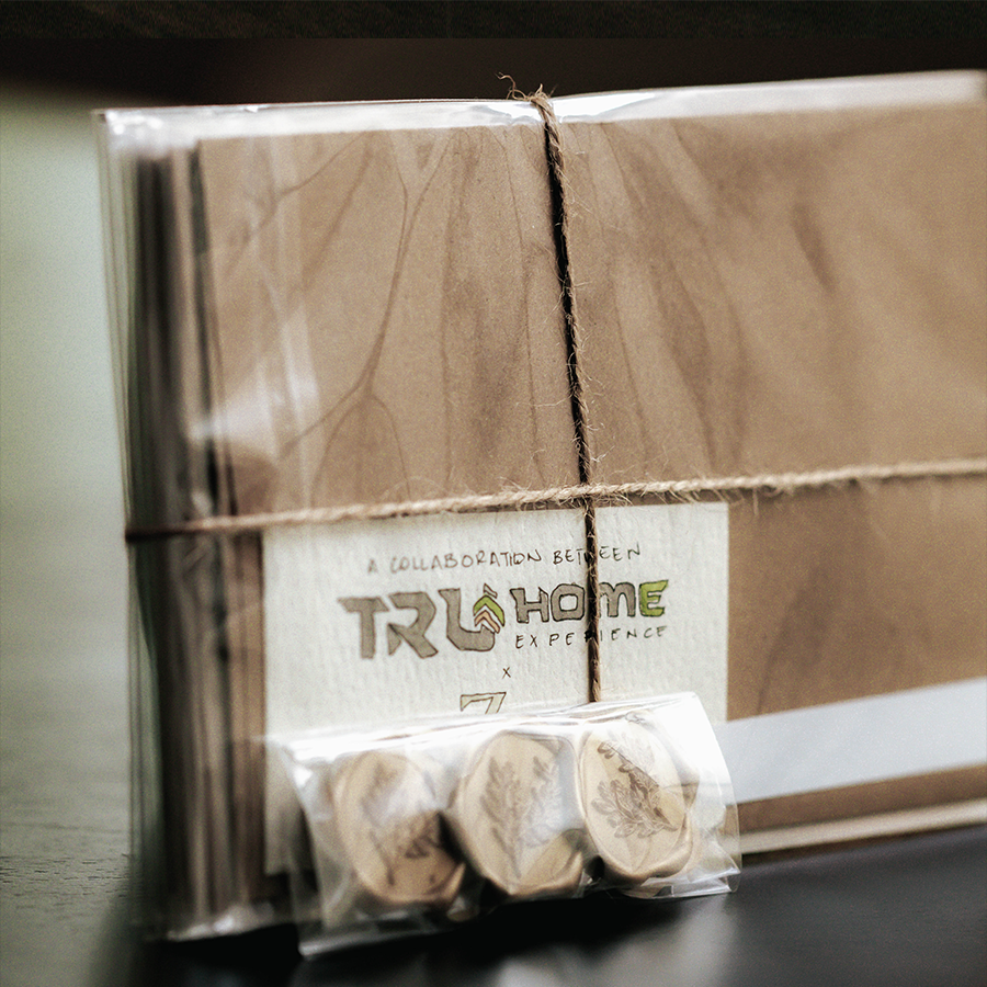 Custom cards for a local company to use in their promotional marketing.