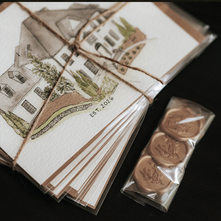 Home Portrait Card (Made to Order)