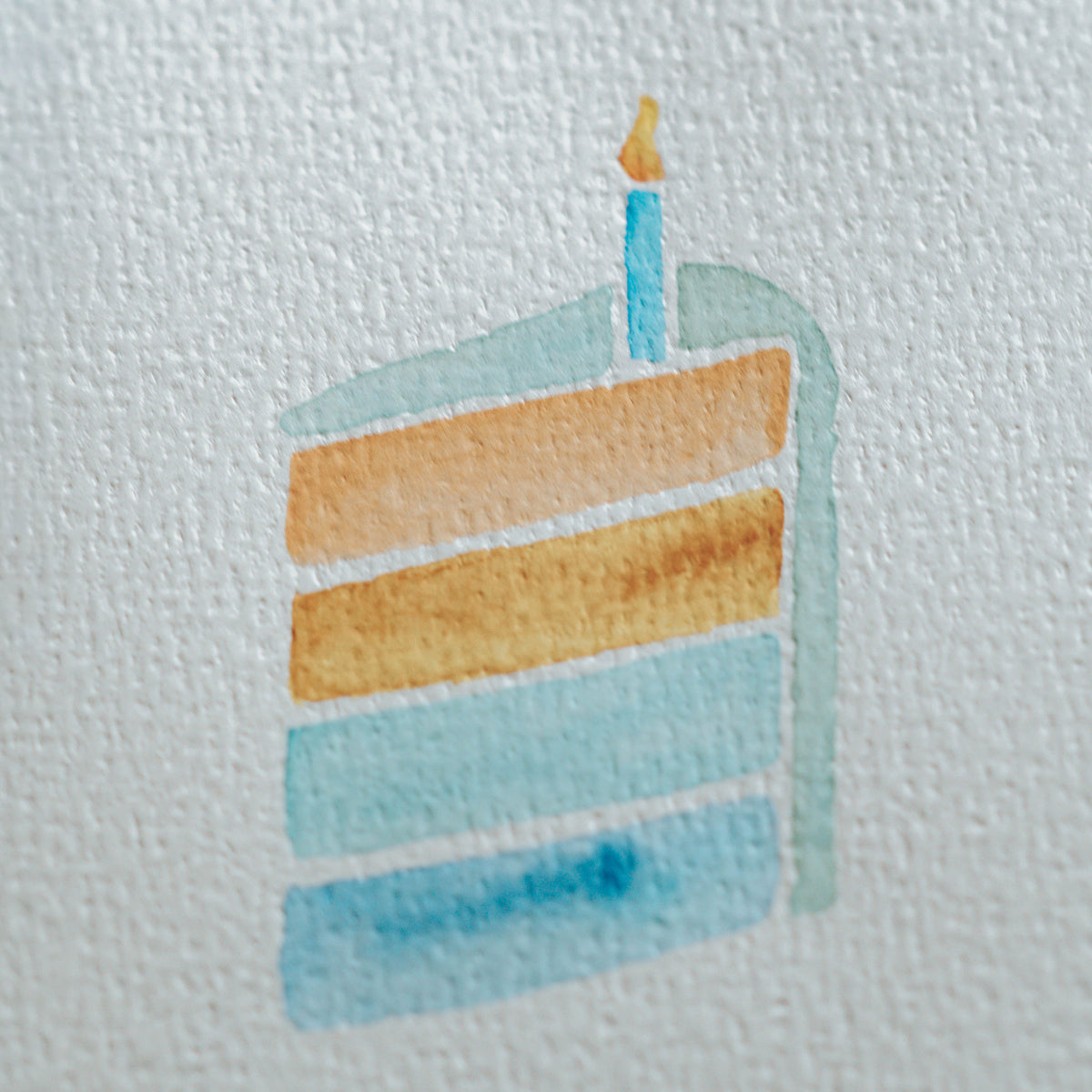 Birthday Card // Cake Slice