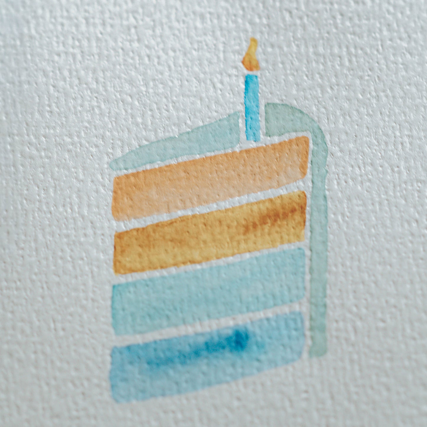 Birthday Card // Cake Slice