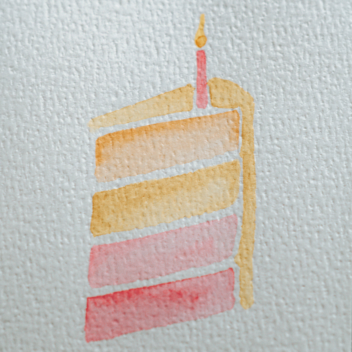 Birthday Card // Cake Slice