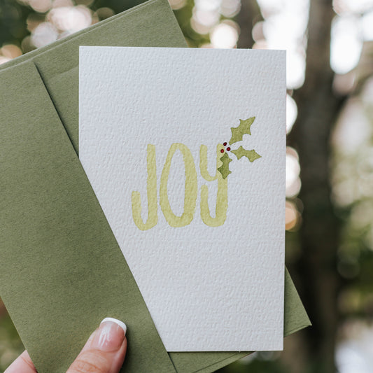 Christmas Card // Joy