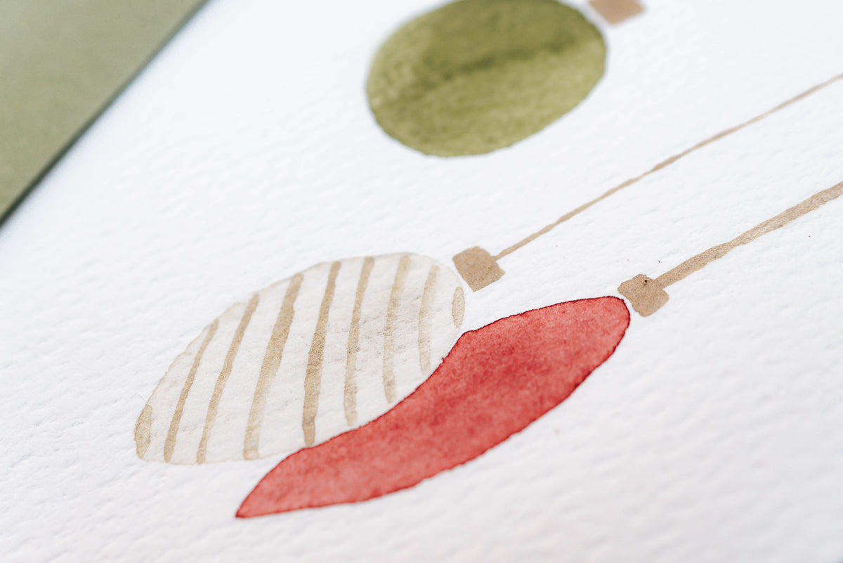 Christmas Card // Ornaments