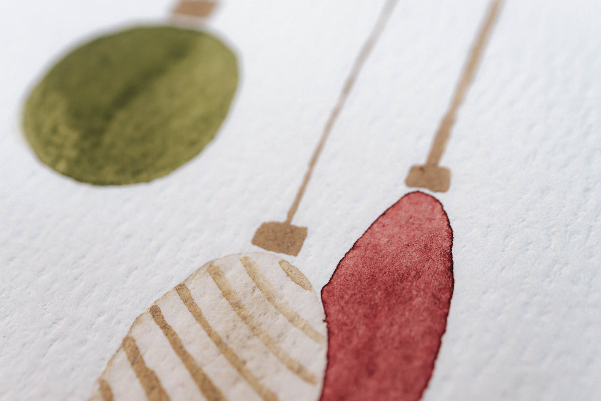 Christmas Card // Ornaments