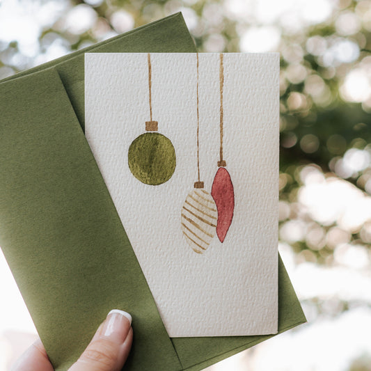 Christmas Card // Ornaments