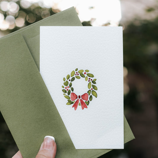 Christmas Card // Wreath