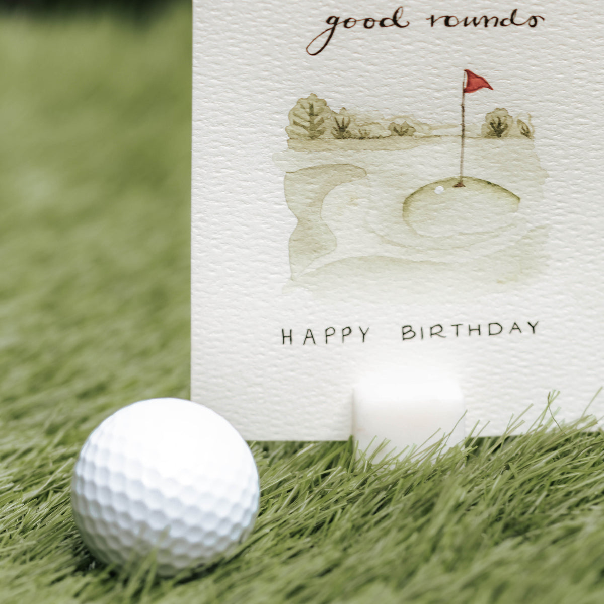 Birthday Card // Golf Rounds
