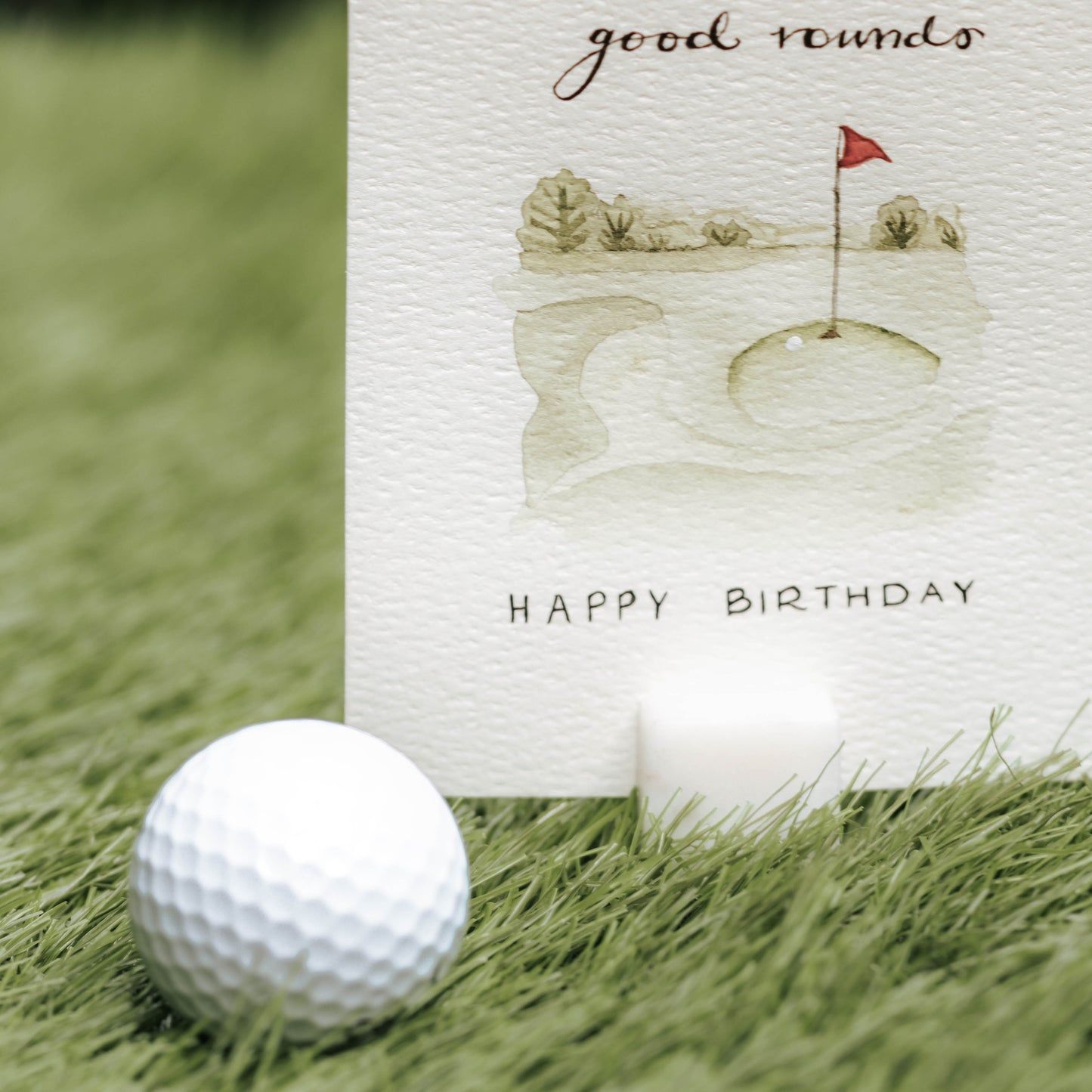 Birthday Card // Golf Rounds