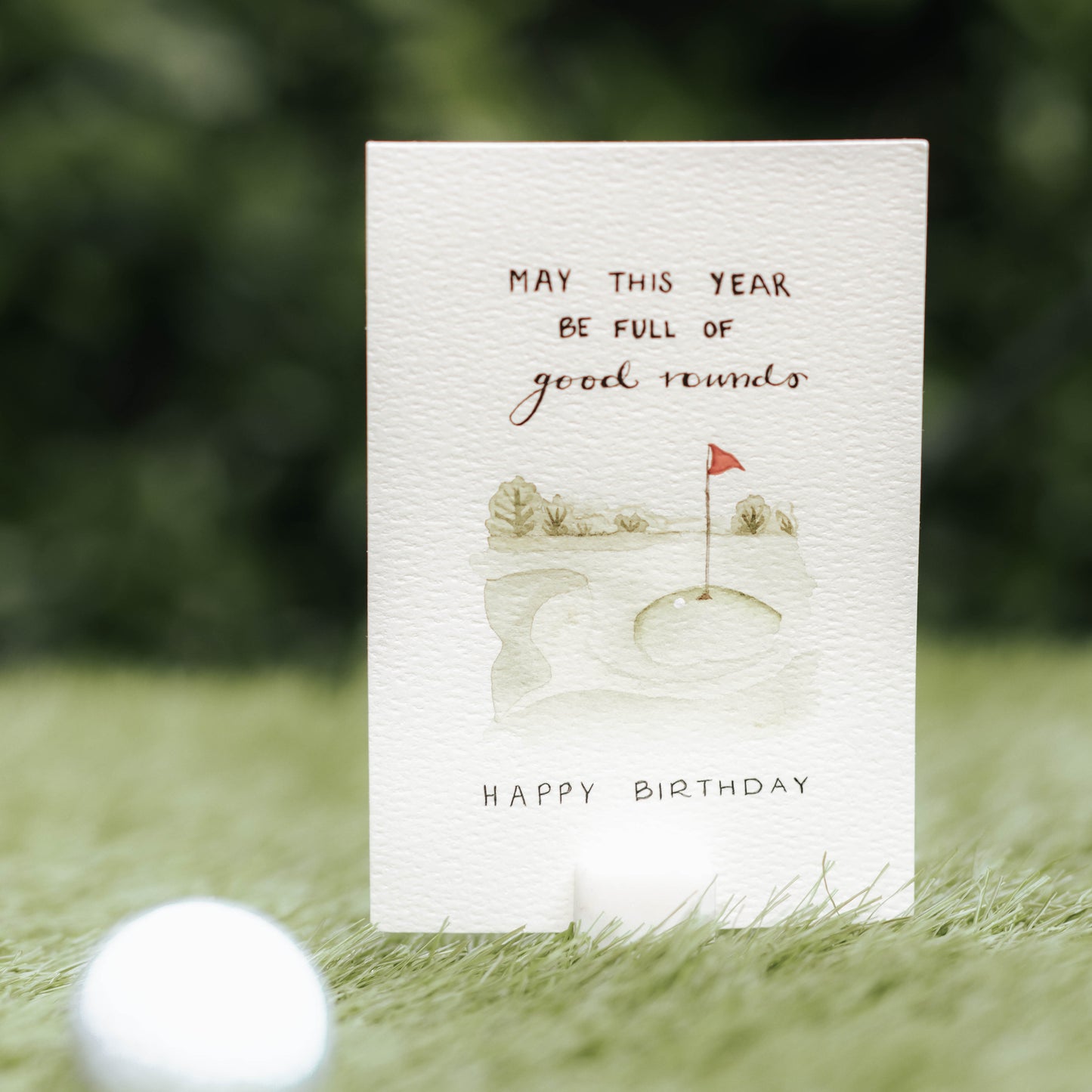 Birthday Card // Golf Rounds